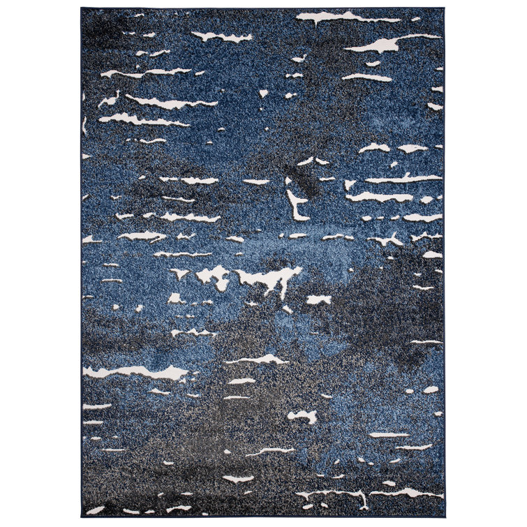 Borough Wharf Classic Dark Blue Rug Wayfair.co.uk